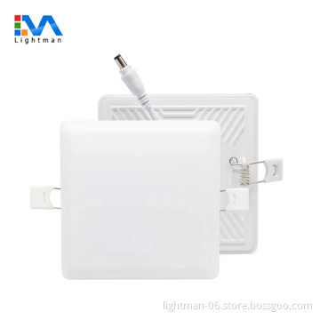120x120mm Square Round Frameless LED Panel Light